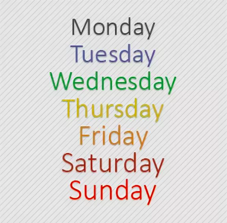 Day of the week